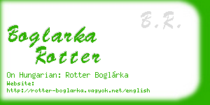 boglarka rotter business card