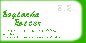 boglarka rotter business card